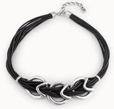 14K 925 Silver Rope Heart Necklace - Unique Jewelry