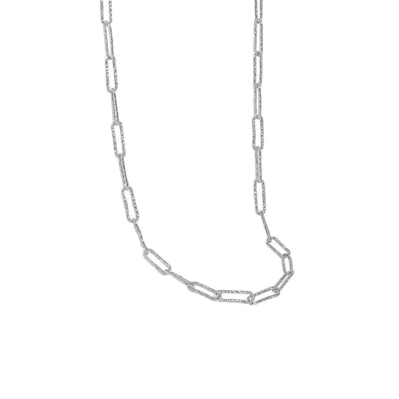 S'STEEL Chain Necklace Sterling Silver 925 Minimalist Short Chokers Women