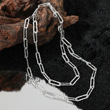 S'STEEL Chain Necklace Sterling Silver 925 Minimalist Short Chokers Women