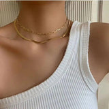 925 Silver Open Link Chain Choker Necklace
