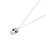 Dog Pendant Necklace Crystals From Austria For Women Party Wedding
