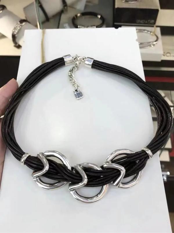 925 Silver Ropes Heart-shaped Necklace Unique Jewelry Gift