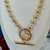 925 Silver Circle Necklace Holiday Jewelry Gift
