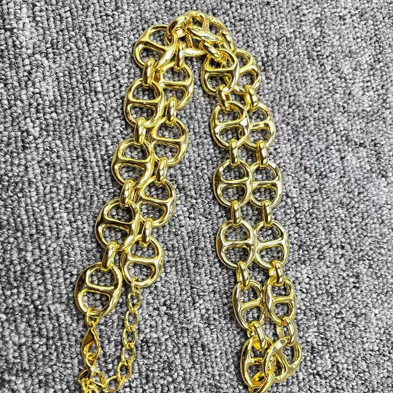 U NOde50 High Electroplated 925 14K Silver Chain Necklace