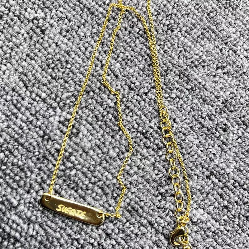 UNOde50 14K 925 Silver Love Lucky Necklace Holiday Jewelry