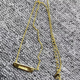 UNOde50 14K 925 Silver Love Lucky Necklace Holiday Jewelry