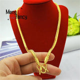 Vietnamese Sand Snake Bone Necklace Charms Men Plated Jewelry Wedding Souvenir