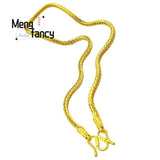 Vietnamese Sand Snake Bone Necklace Charms Men Plated Jewelry Wedding Souvenir