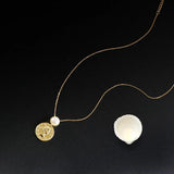925 Silver Pendant Necklace with Freshwater Pearl Classic Romantic Pendant