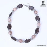 Stone and Shell Handicraft Necklace