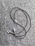 U Node 50 Electroplated 925 Silver Beads Knot Necklace Jewelry