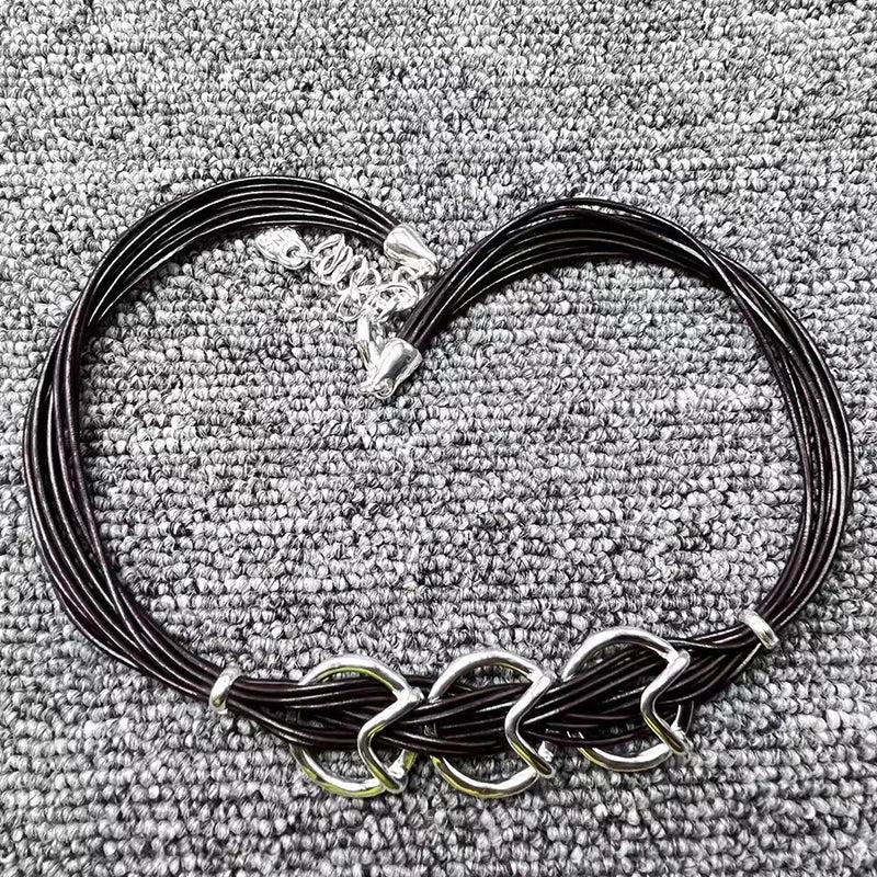UNOde50 Charm Knot Necklace - Electroplated 925 Silver