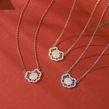 925 Silver Hetian Jade Pendant Chinese Style Necklace