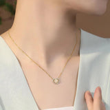925 Silver Hetian Jade Pendant Chinese Style Necklace