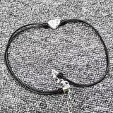 UNOde50 925 Silver Knot Heart Pendant Necklace