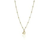 925 Silver Pendant Necklace Star Heart Beads Chain Choker for Women