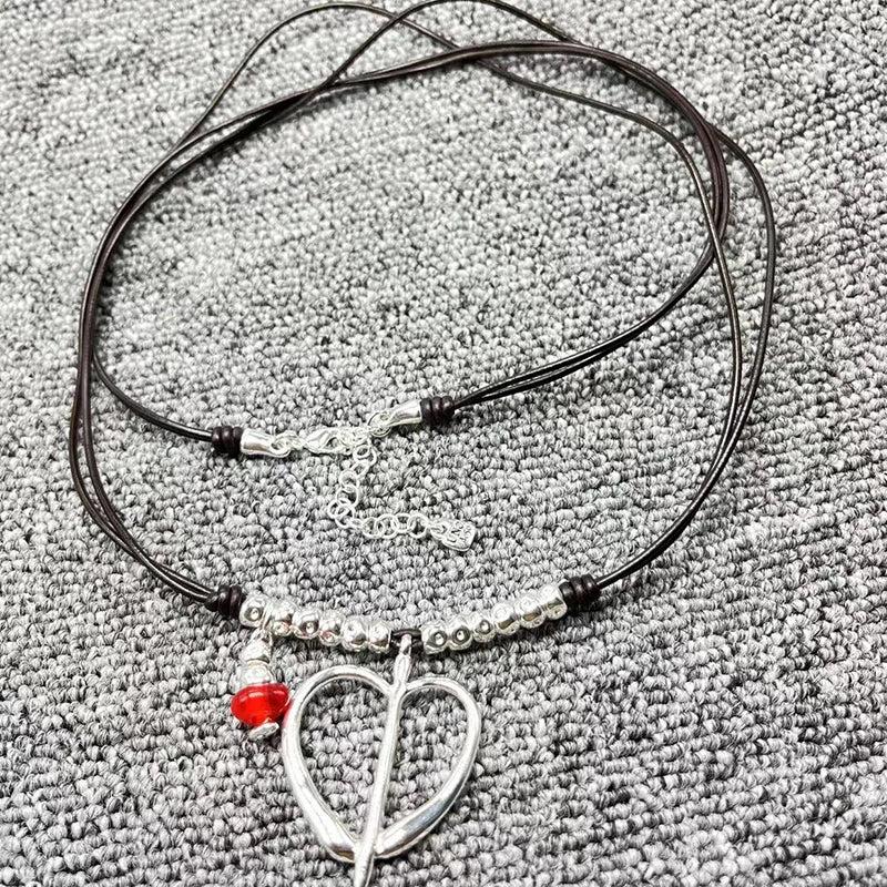UNOde50 Silver Cross Chain Pearl Necklace Holiday Jewelry