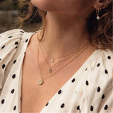 Evil Eye Clavicle Heart Red Zircon Charm Necklace