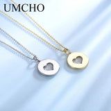 925 Silver Heart Pendant Necklace Romantic Anniversary Gift