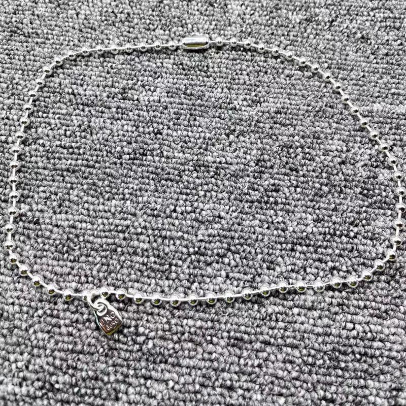 UNOde50 952 Silver Plated Round Beads Necklace