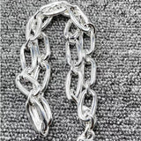 High Electroplated 925 Silver Chain Necklace Holiday Gift