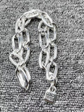 High Electroplated 925 Silver Chain Necklace Holiday Gift