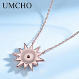 Colorful Star Necklace 925 Sterling Silver Charm Statement Necklace