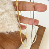 S925 Silver Body Snakebone Necklace - South Version