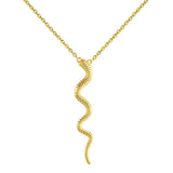 925 Sterling Snake Shaped Choker Necklace for Women