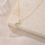 925 Sterling Snake Shaped Choker Necklace for Women