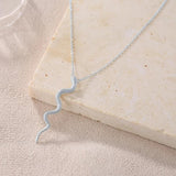 925 Sterling Snake Shaped Choker Necklace for Women