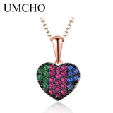 925 Silver Pendant & Necklace Set with Chain for Women