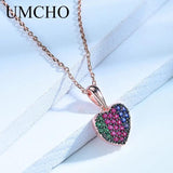925 Silver Pendant & Necklace Set with Chain for Women