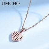 925 Silver Pendant & Necklace Set with Chain for Women
