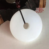 Koraba Natural Jade Pine Tree Mountain Pendant Necklace