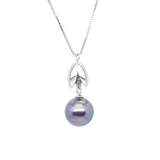 925 Silver Pearl Pendant Necklace - Women's Jewelry