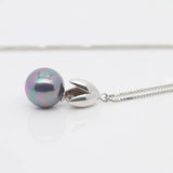 925 Silver Pearl Pendant Necklace - Women's Jewelry