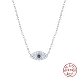 S925 Sterling Silver TIF Eyes Diamond Necklace