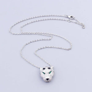 High Leopard Earrings Necklace Set Holiday Gift