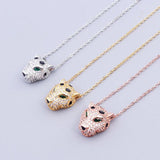 High Leopard Earrings Necklace Set Holiday Gift