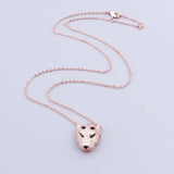 High Leopard Earrings Necklace Set Holiday Gift