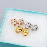 High Leopard Earrings Necklace Set Holiday Gift