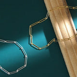925 Silver Circle Splice Choker Short Necklace for Women