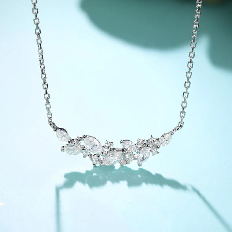 Women Necklace Olive Smile Necklace Female Collar Chain Jewelry