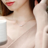Women Necklace Olive Smile Necklace Female Collar Chain Jewelry