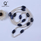 Boho Pearl Bead Necklace for Girls