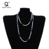 Boho Pearl Bead Necklace for Girls