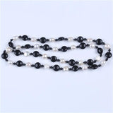 Freshwater Pearl and Agate Necklace