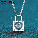0.3CT Moissanite Necklace Sterling Silver Elegant Diamond Women's Gift