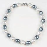 Chunky Necklace with 14*16mm Shell Beads